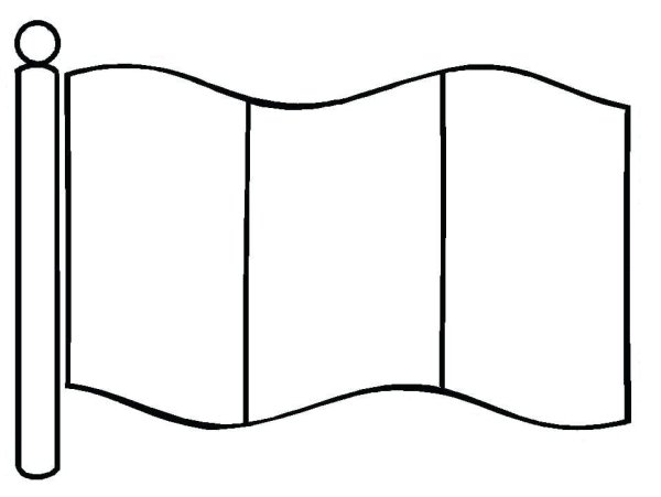 Флаг раскраска