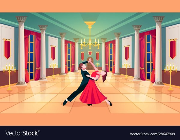 Бальный зал рисунок