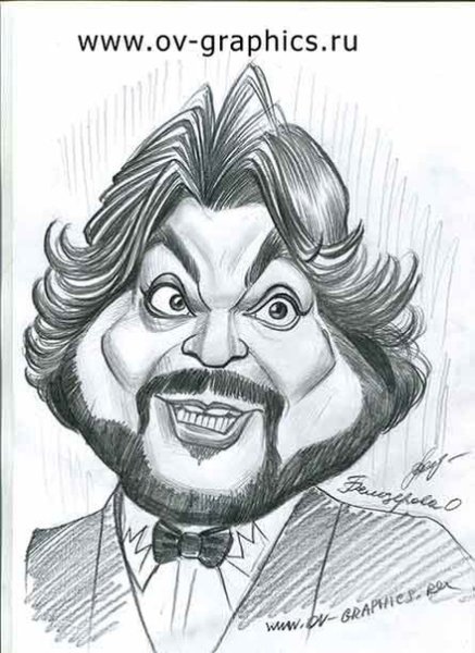 Шарж Филиппа Киркорова