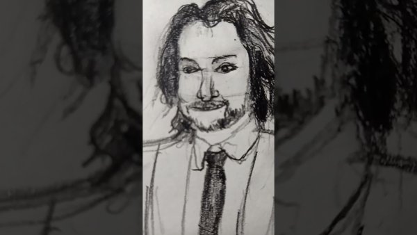 Филипп Киркоров рисунок карандашом