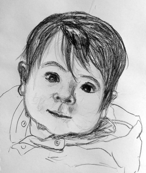 Портрет мальчика карандашом для начинающих