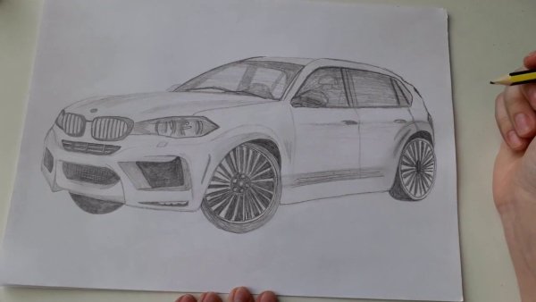 Раскраска BMW m5 f90