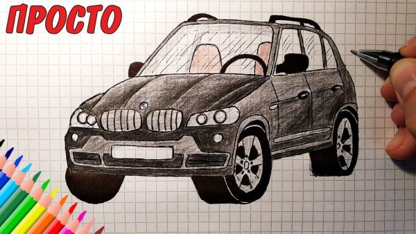 BMW x5 e53 чертеж