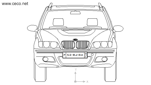 Рисунок машины БМВ м5 е60