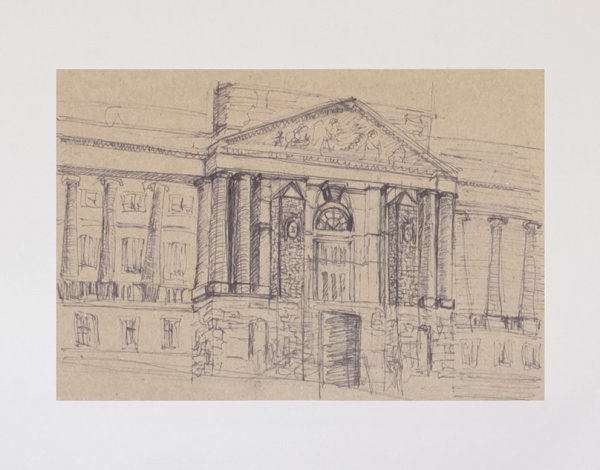 Михайловский замок в Санкт-Петербурге рисунок