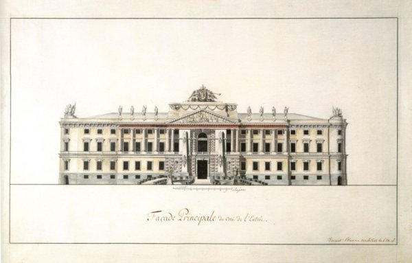 Михайловский замок Баженов чертежи