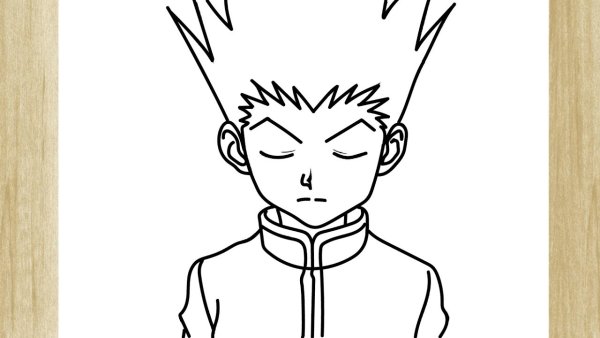 Гон Хантер Хантер срисовка