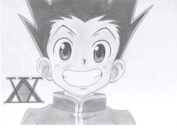 Гон Хантер х Хантер для срисовки