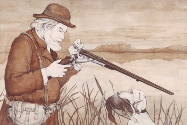 Нарисовать охотника