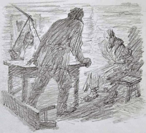 Раскраска охота