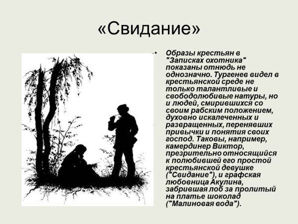 Елизавета Бем силуэты Записки охотника