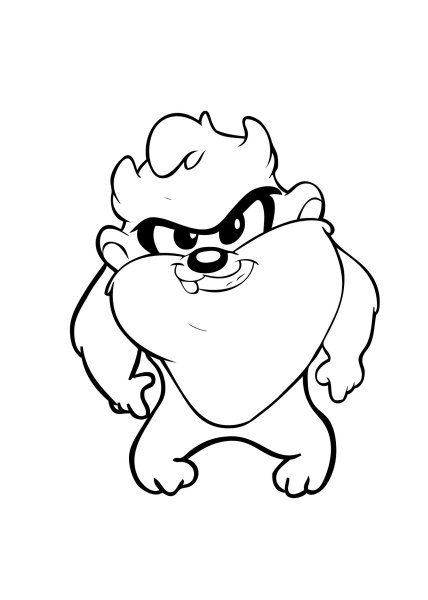 Тасманский дьявол нарисовать