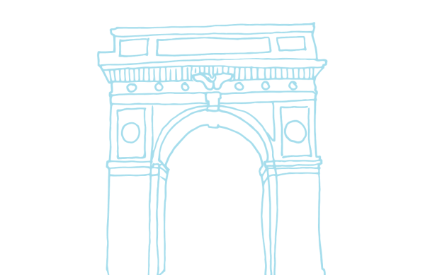 Триумфальная арка в карандаше детские