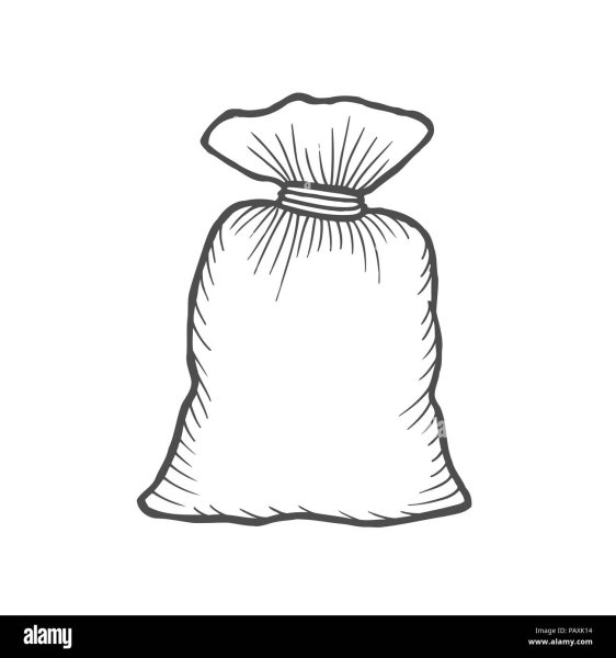 Мешок раскраска