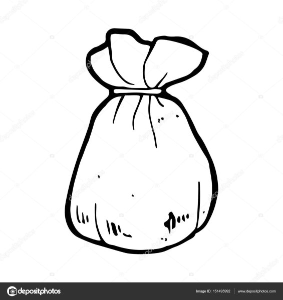 Мешок раскраска