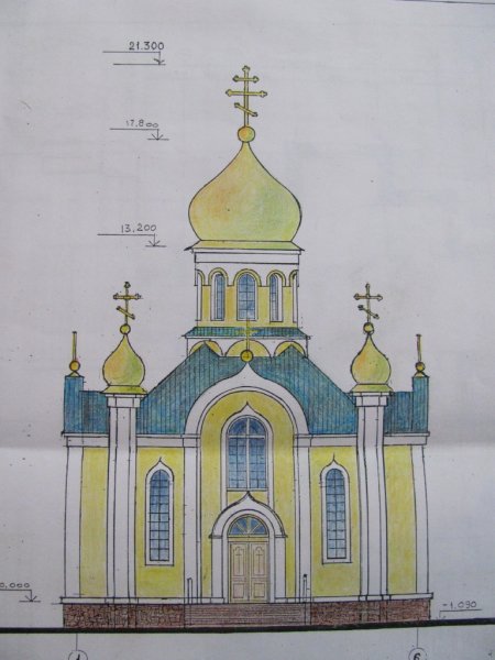 Храм рисунок