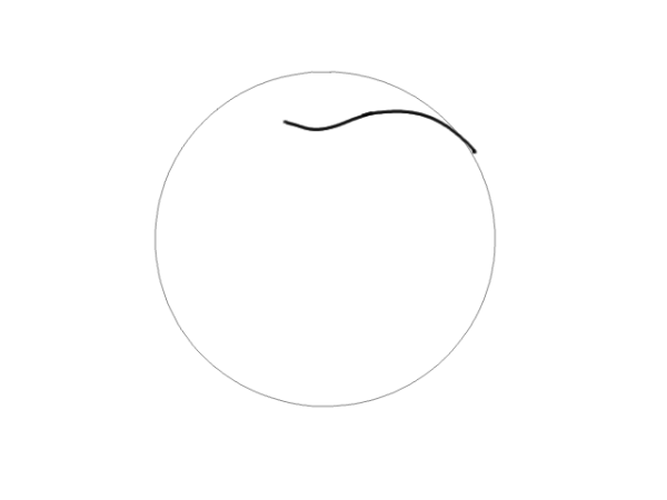 Откусанное яблоко рисунок поэтапно карандашом