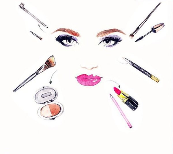 Визажист надпись