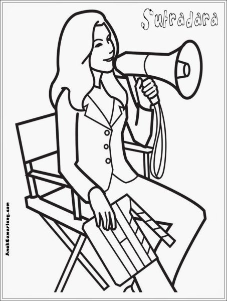 Раскраска моя профессия художник