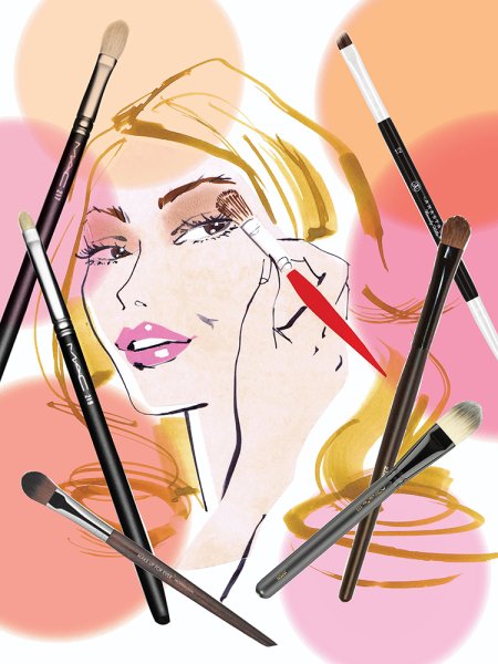 Визажист иллюстрация