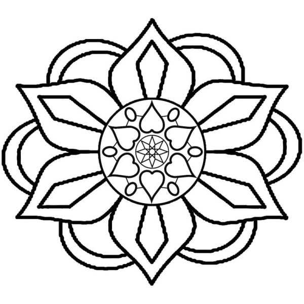 Восточные узоры раскраска