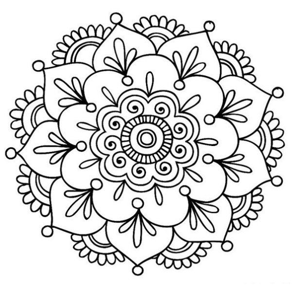 Орнамент Индия Мандала