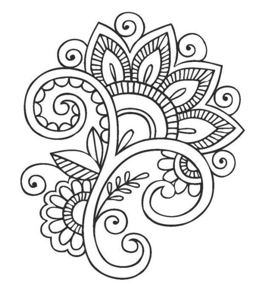 Раскраски узоры орнаменты