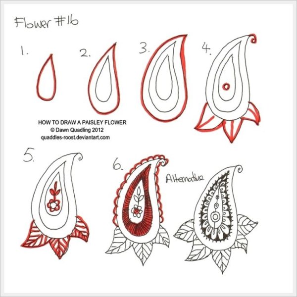 Орнамент пошагово