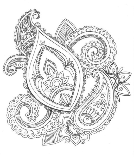 Турецкие огурцы орнамент