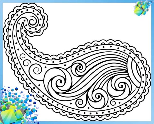 Восточные огурцы трафарет