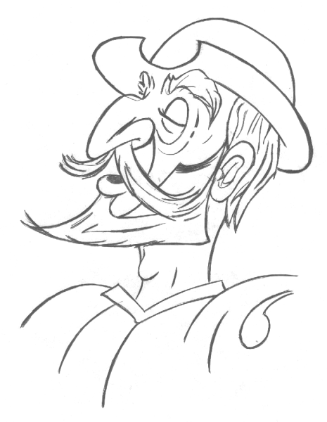 Портрет Дон Кихота рисунок