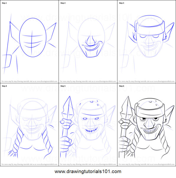 Гоблин нарисовать клеш