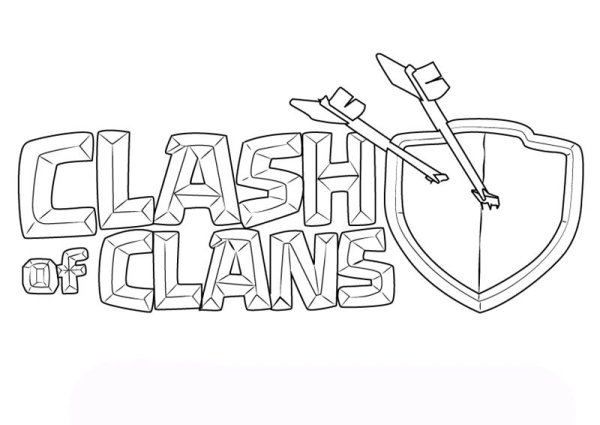 Раскраски Clash of Clans