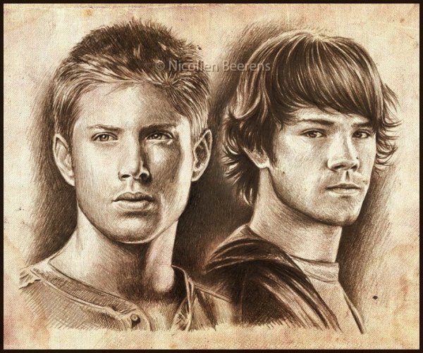 Сэм и Дин Винчестеры портрет