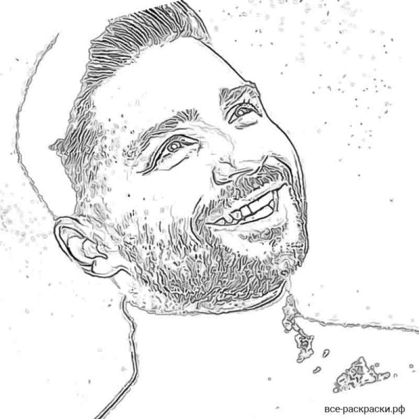 Сергей Лазарев рисунок карандашом