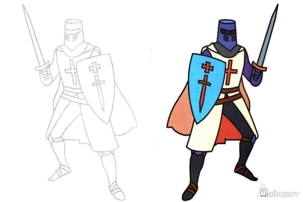 Ледовое побоище рисунок лёгкий