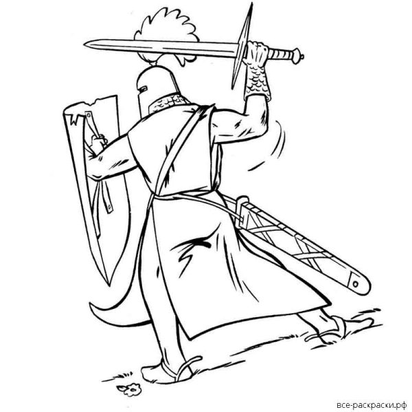 Рисунок на тему Ледовое побоище лёгкий