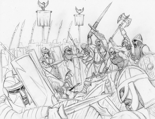 Раскраска Александр Невский для детей Ледовое побоище