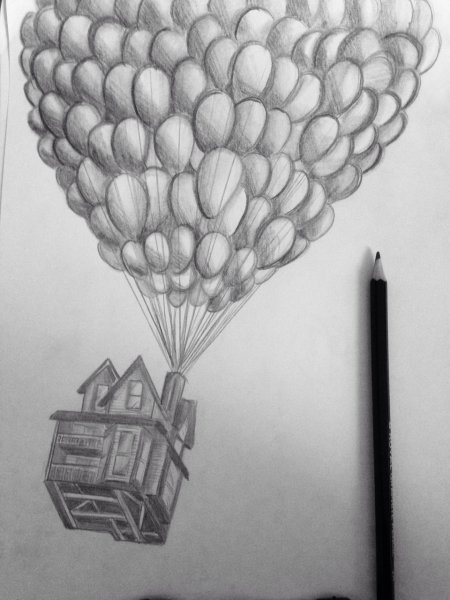 Воздушные шары для рисования карандашом