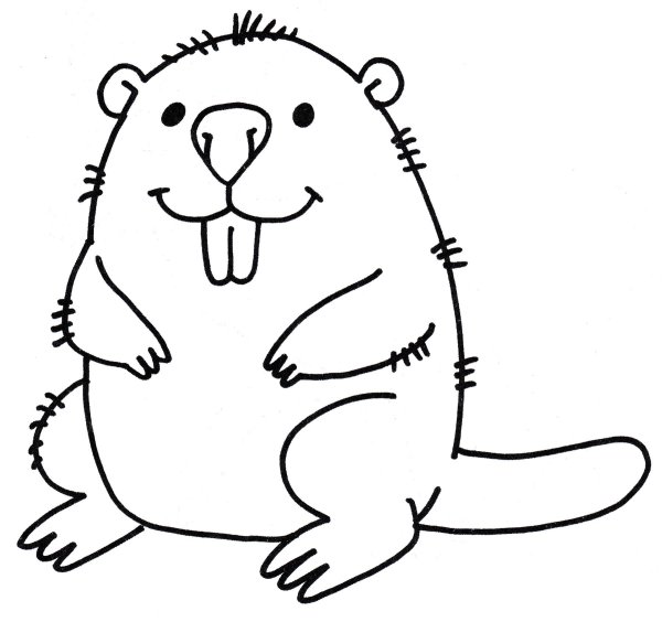 Нарисовать бобра