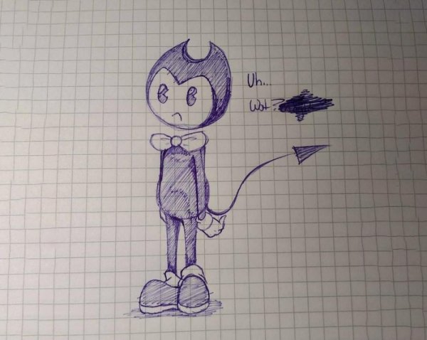 БЕНДИ рисунок карандашом для срисовки