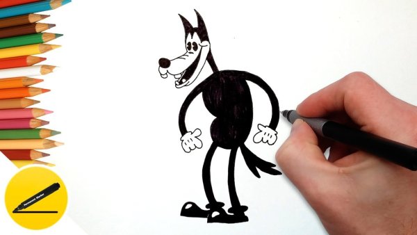 БЕНДИ рисунок карандашом для срисовки