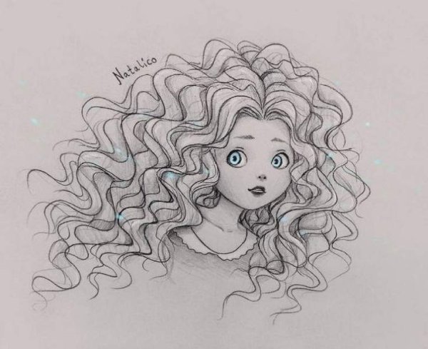 Кудри на карандаш