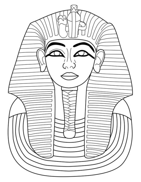 Маска фараона Тутанхамона по изо