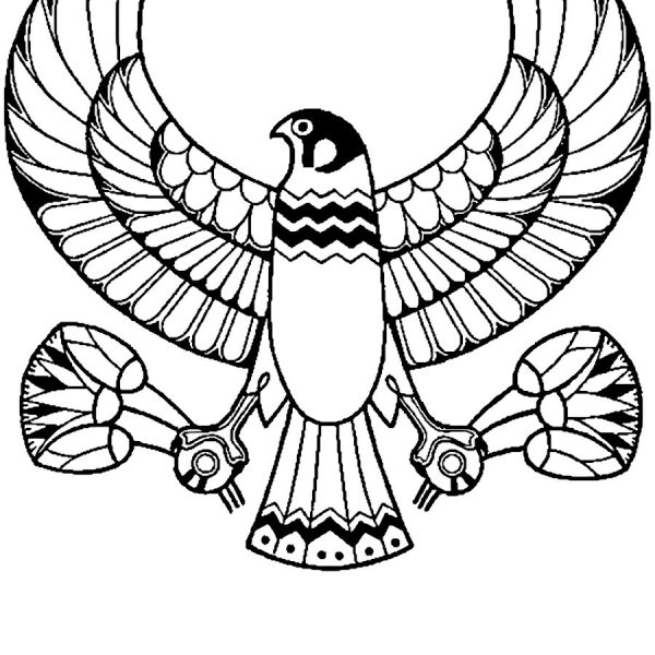 Зооморфный орнамент древнего Египта Жук-скарабей