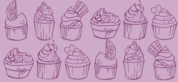 Нарисовать сладости