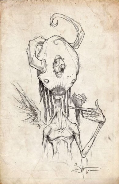 Страшные рисунки карандашом