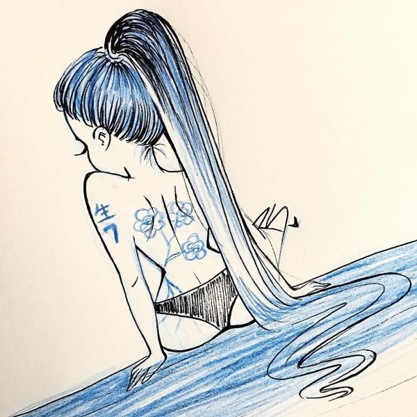 Прикольные рисунки карандашом девушек