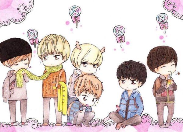 BTS рисунки Чонгука