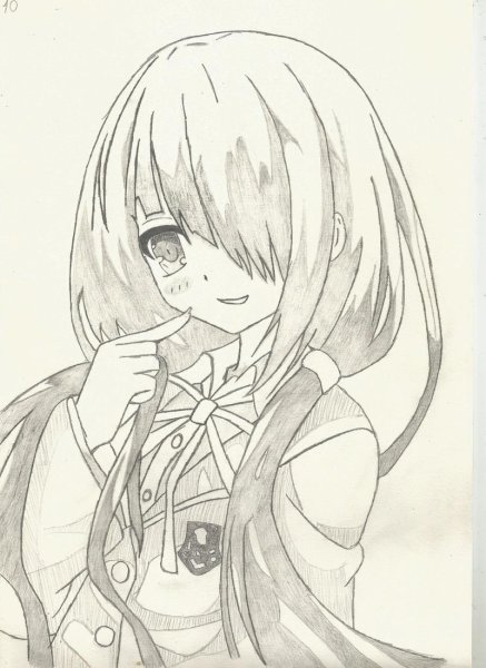 Аниеирисунки карандашом